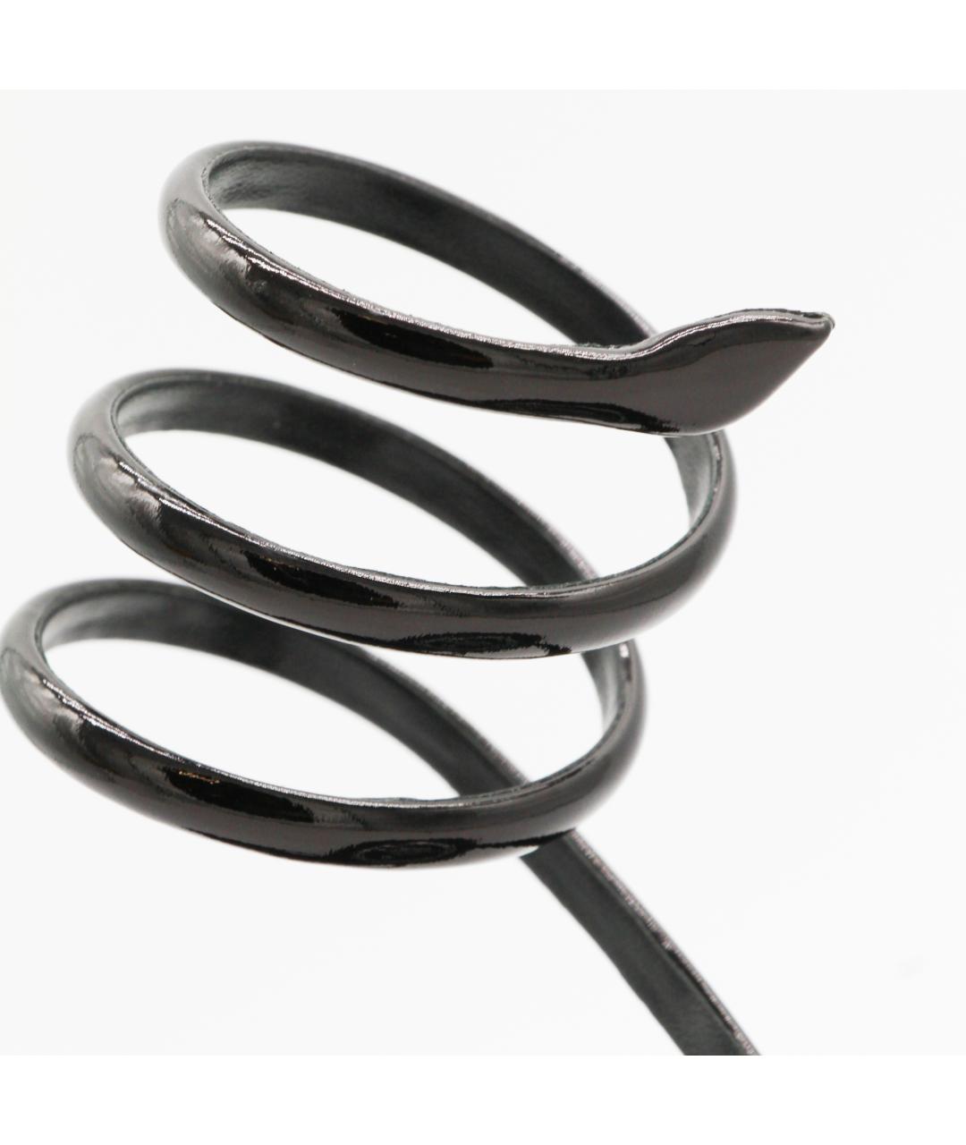 RENE CAOVILLA Черные кожаные босоножки, фото 4