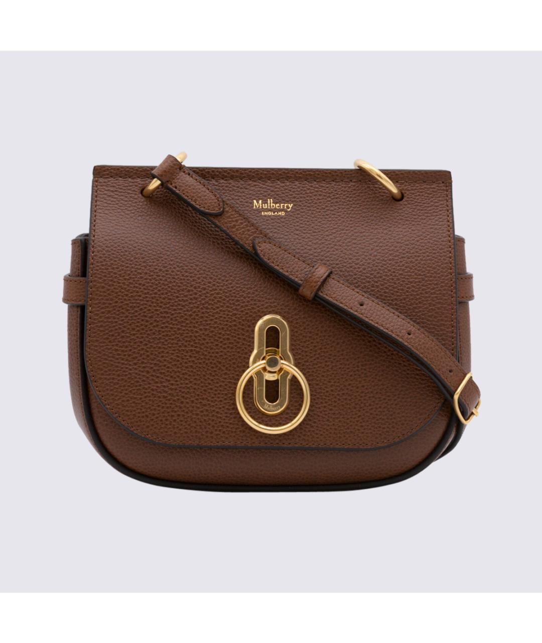MULBERRY Коричневая кожаная сумка через плечо, фото 3