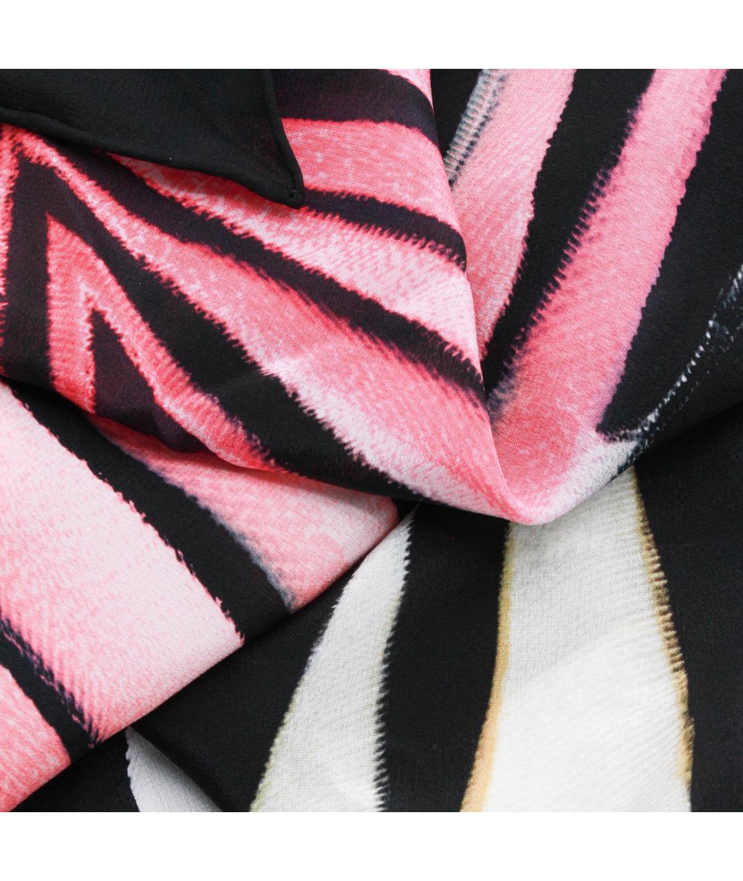 ROBERTO CAVALLI Мульти шелковый шарф, фото 3