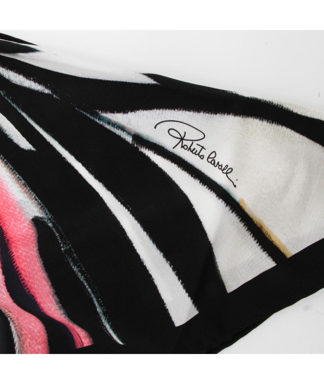 ROBERTO CAVALLI Мульти шелковый шарф, фото 2