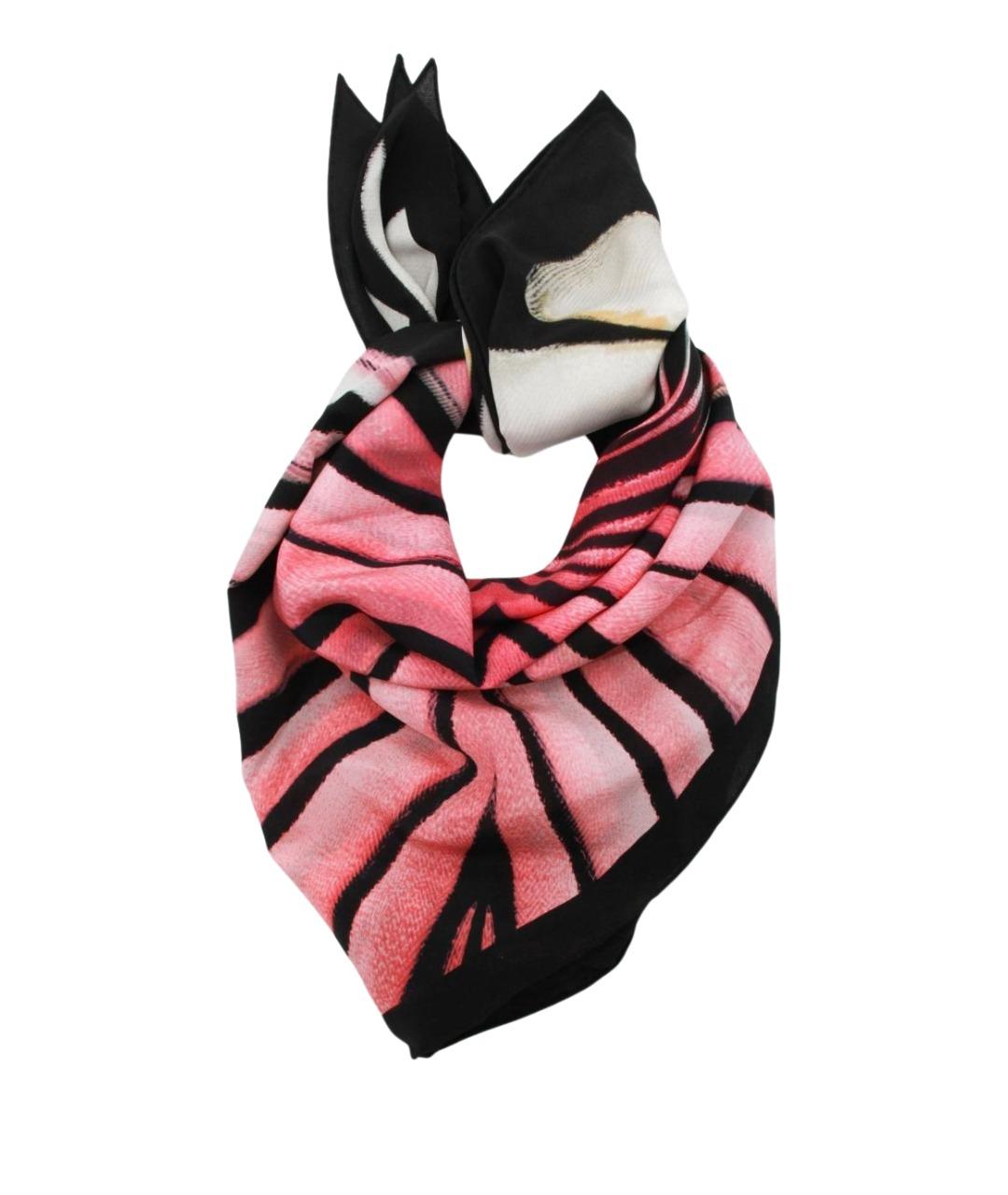 ROBERTO CAVALLI Мульти шелковый шарф, фото 1