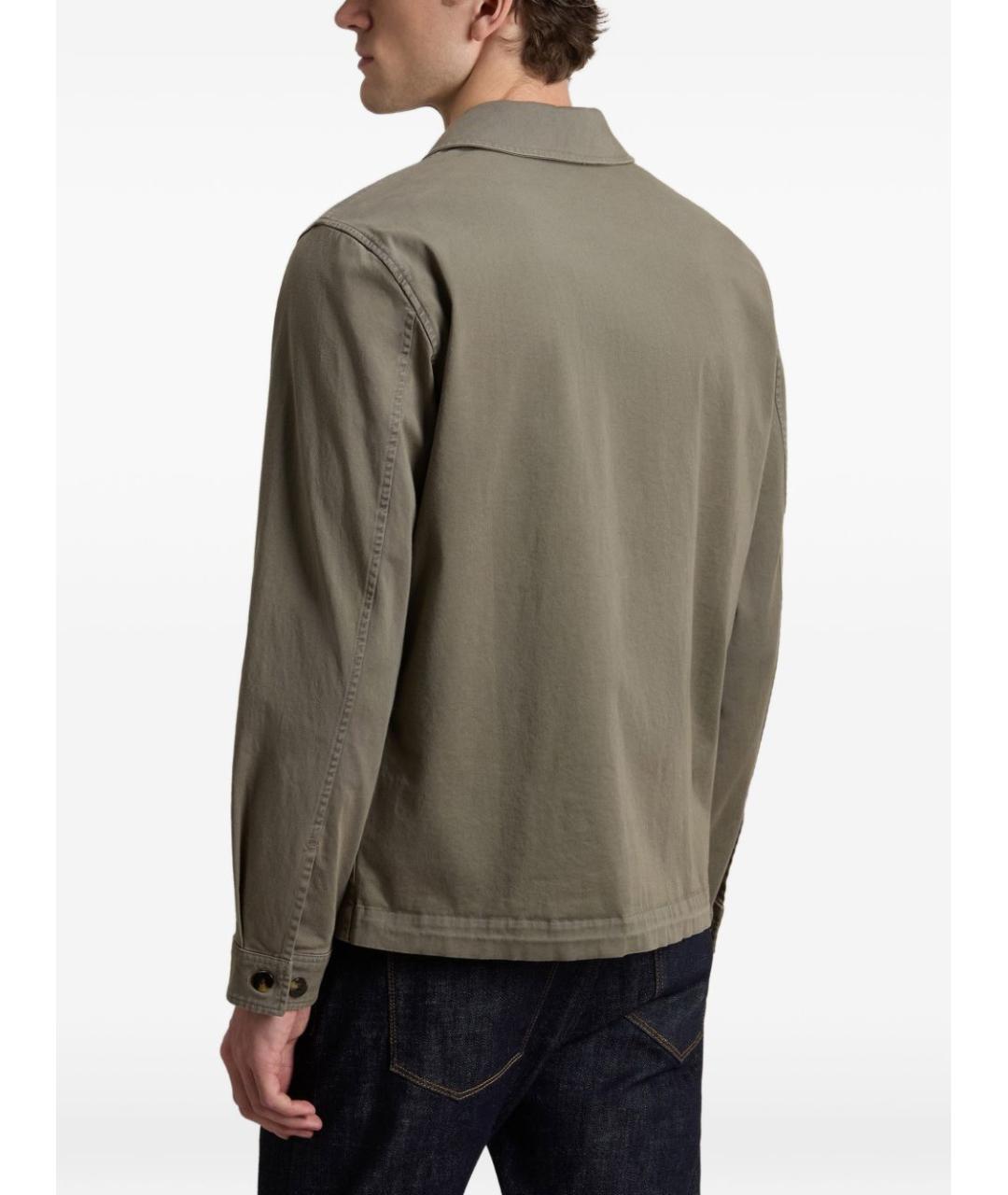 WOOLRICH Зеленая хлопковая куртка, фото 5