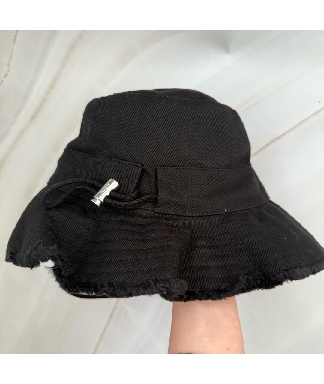 JACQUEMUS Черная хлопковая панама, фото 3