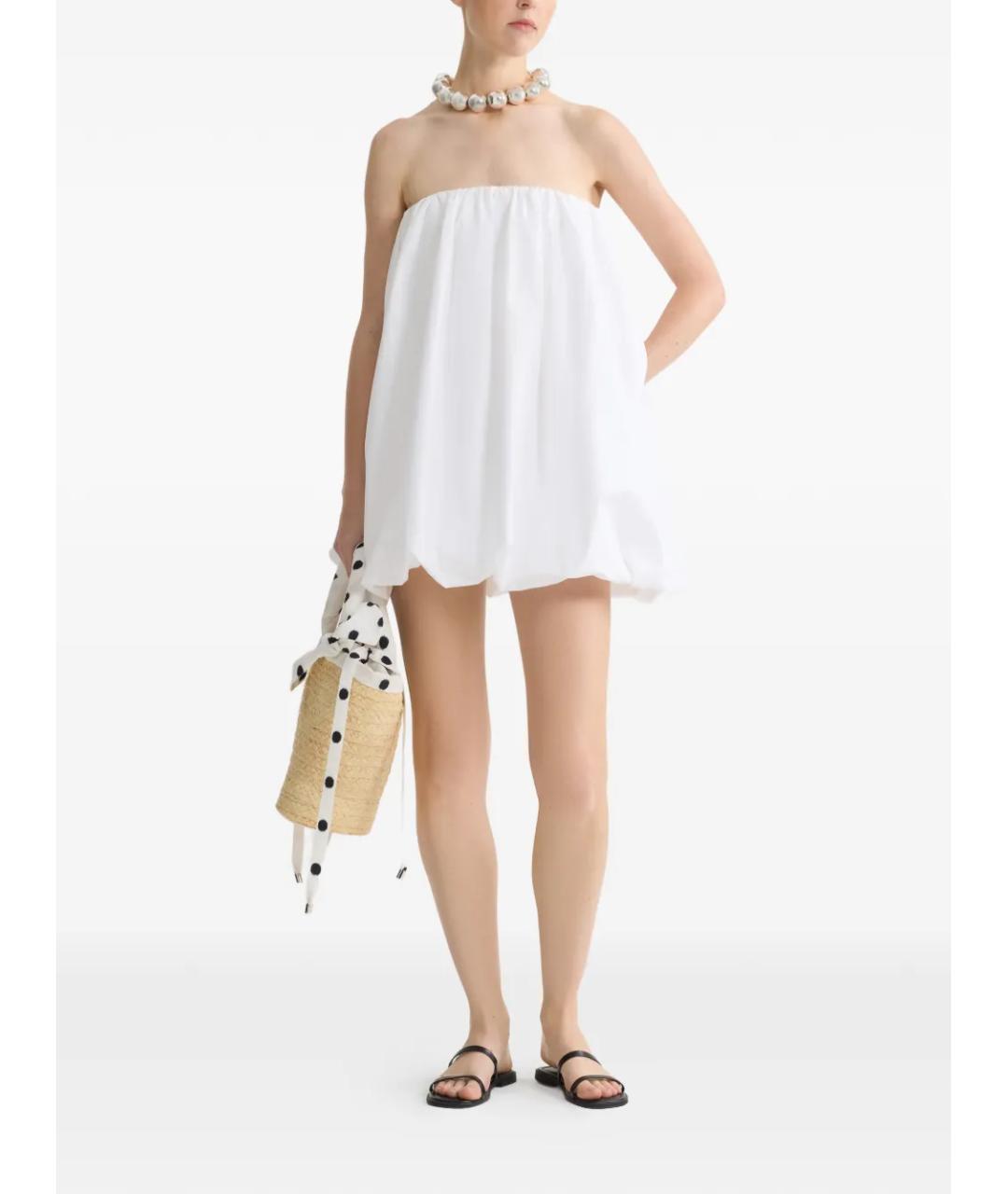 PATOU Белое хлопковое платье, фото 2