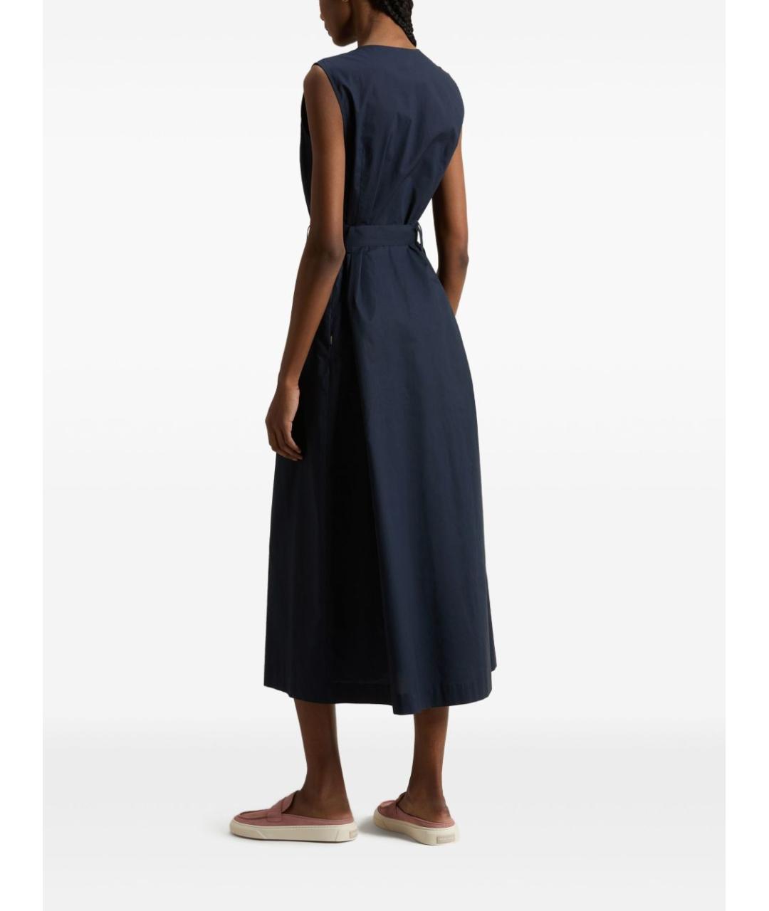 WOOLRICH Синее хлопковое повседневное платье, фото 7