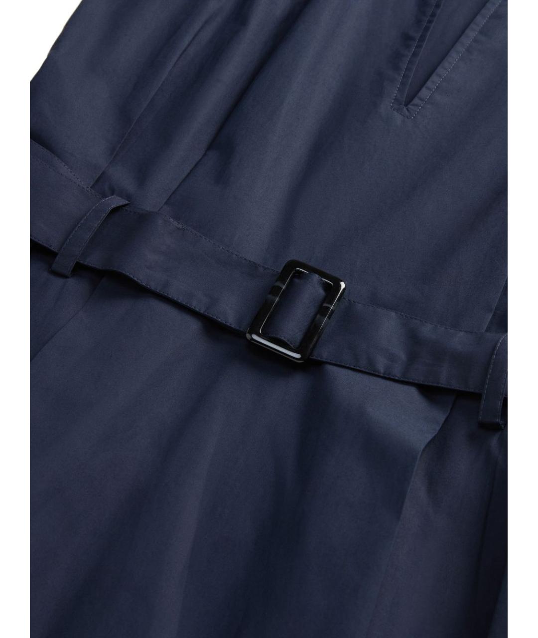 WOOLRICH Синее хлопковое повседневное платье, фото 3