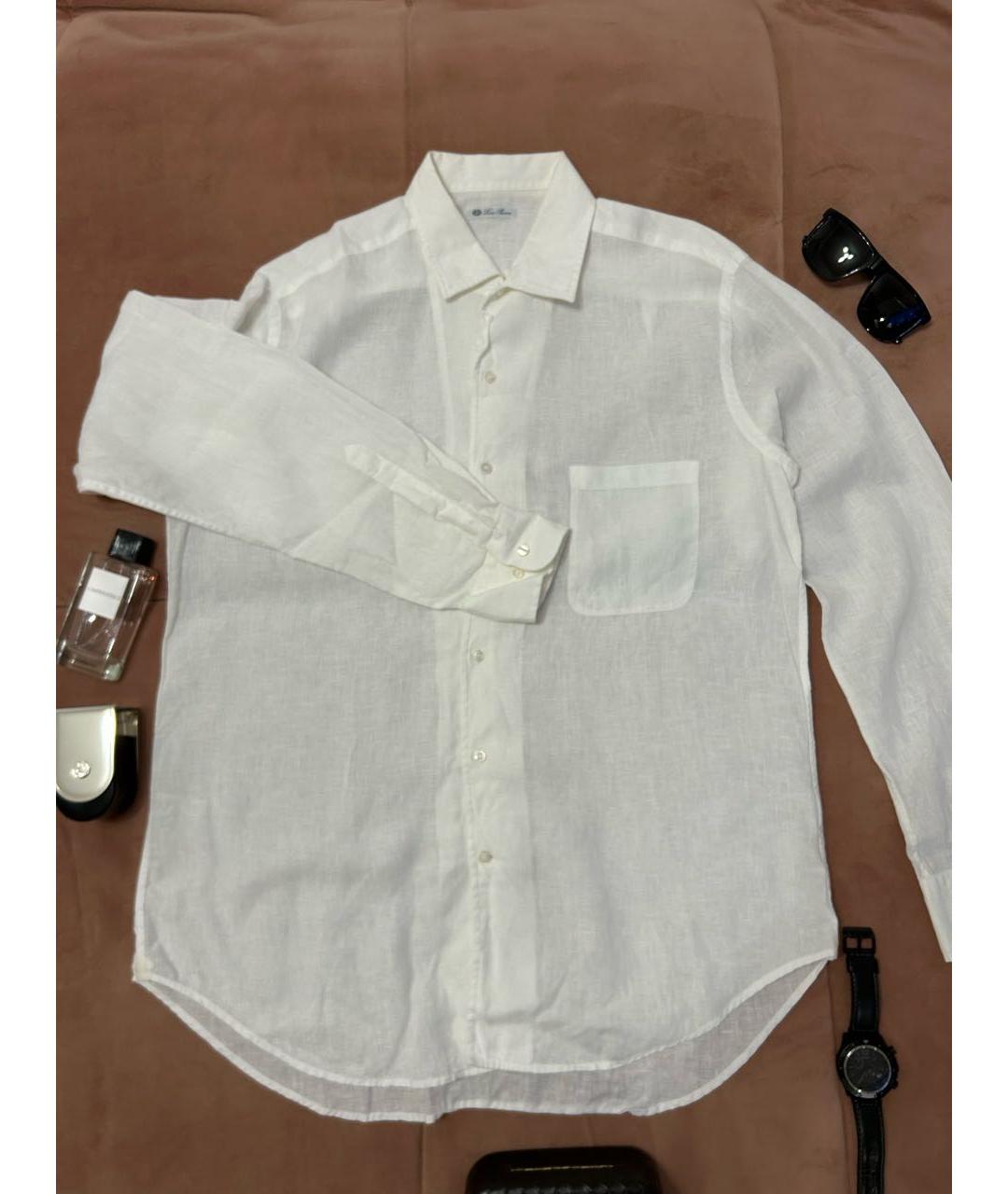 LORO PIANA Белая кэжуал рубашка, фото 4