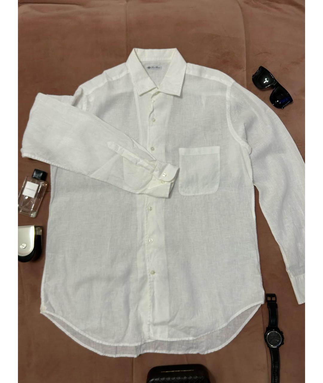 LORO PIANA Белая кэжуал рубашка, фото 2