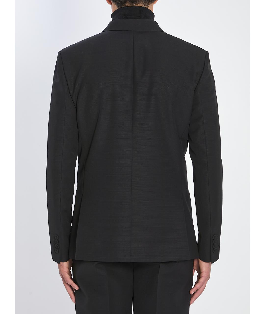 CHRISTIAN DIOR Черный шерстяной пиджак, фото 4