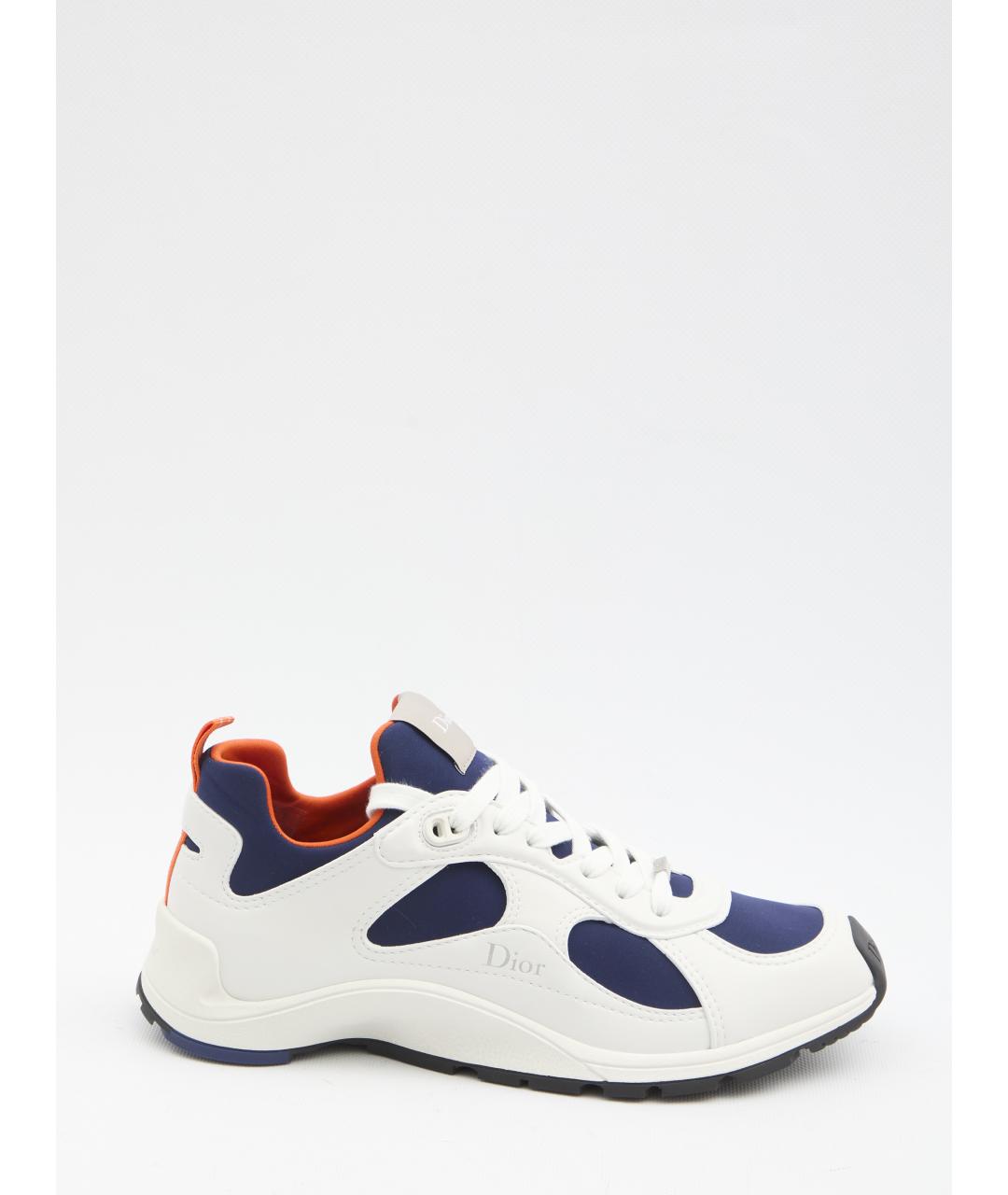 CHRISTIAN DIOR Белые кожаные низкие кроссовки / кеды, фото 6