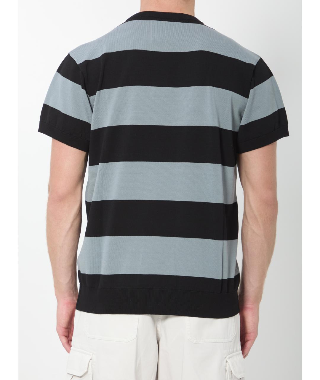 CHRISTIAN DIOR Серая хлопковая футболка, фото 4