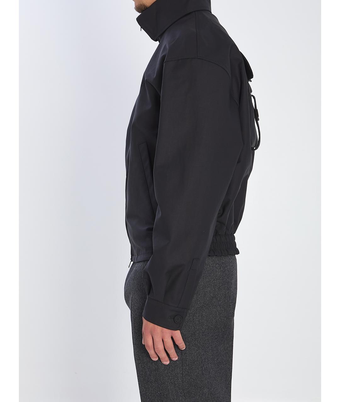 CHRISTIAN DIOR Черная полиэстеровая куртка, фото 3