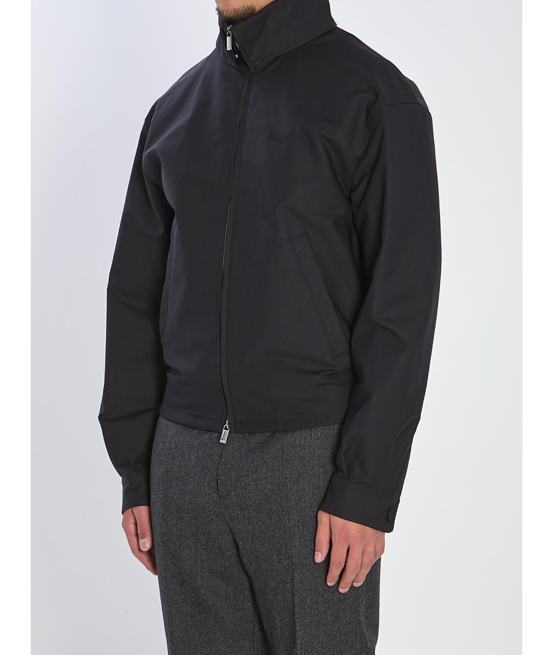 CHRISTIAN DIOR Черная полиэстеровая куртка, фото 2