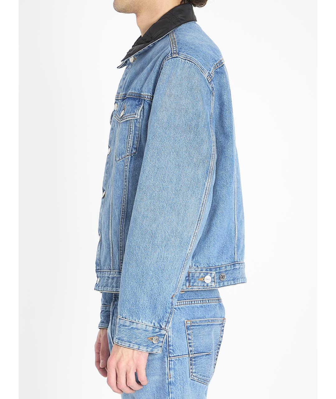 CHRISTIAN DIOR Голубая хлопковая куртка, фото 3