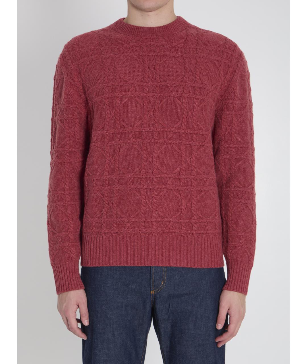 CHRISTIAN DIOR Розовый кашемировый джемпер / свитер, фото 6