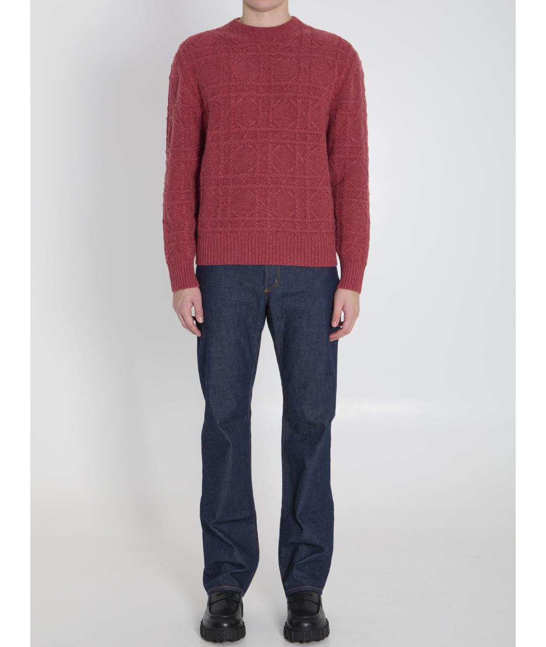 CHRISTIAN DIOR Розовый кашемировый джемпер / свитер, фото 5