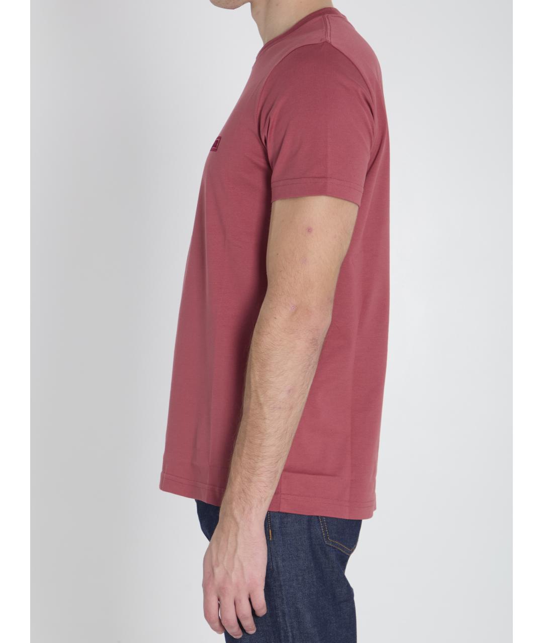 CHRISTIAN DIOR Розовая хлопковая футболка, фото 3