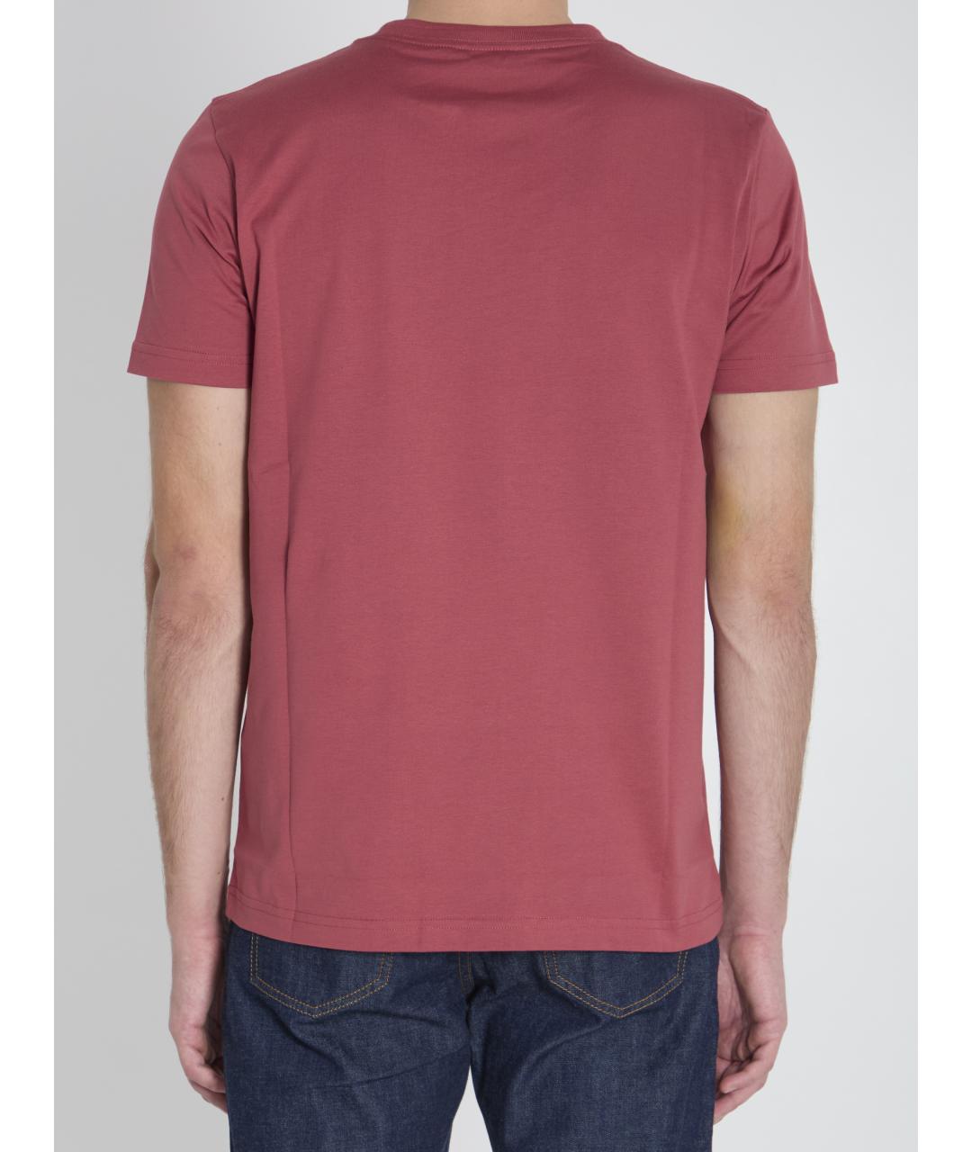 CHRISTIAN DIOR Розовая хлопковая футболка, фото 4