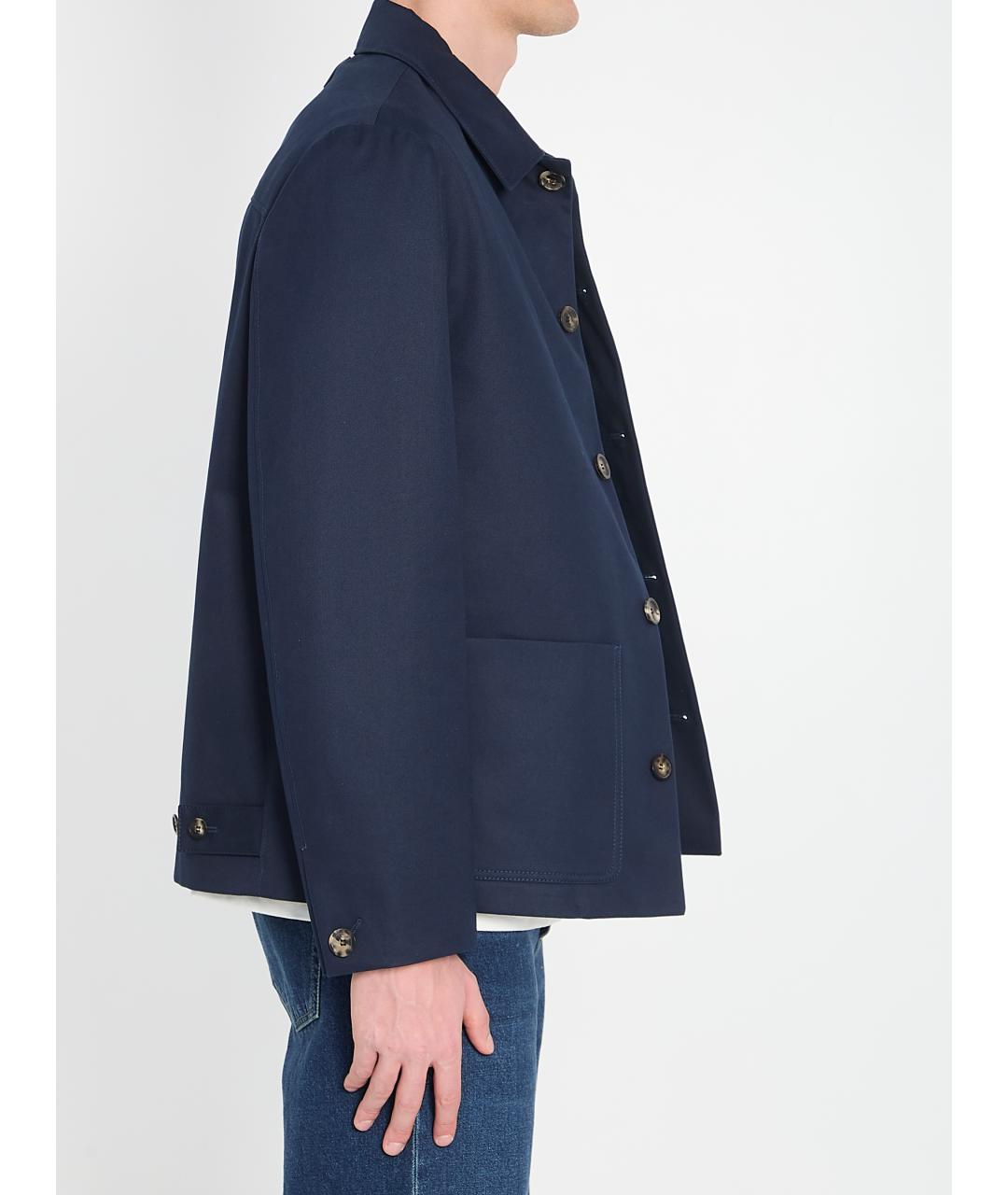 CHRISTIAN DIOR Синяя хлопковая куртка, фото 3