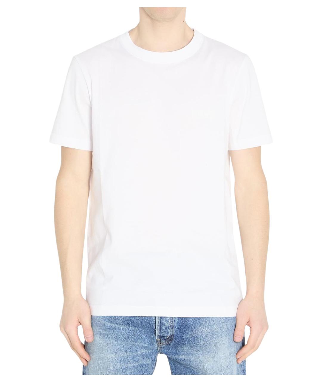 CHRISTIAN DIOR Белая хлопковая футболка, фото 1