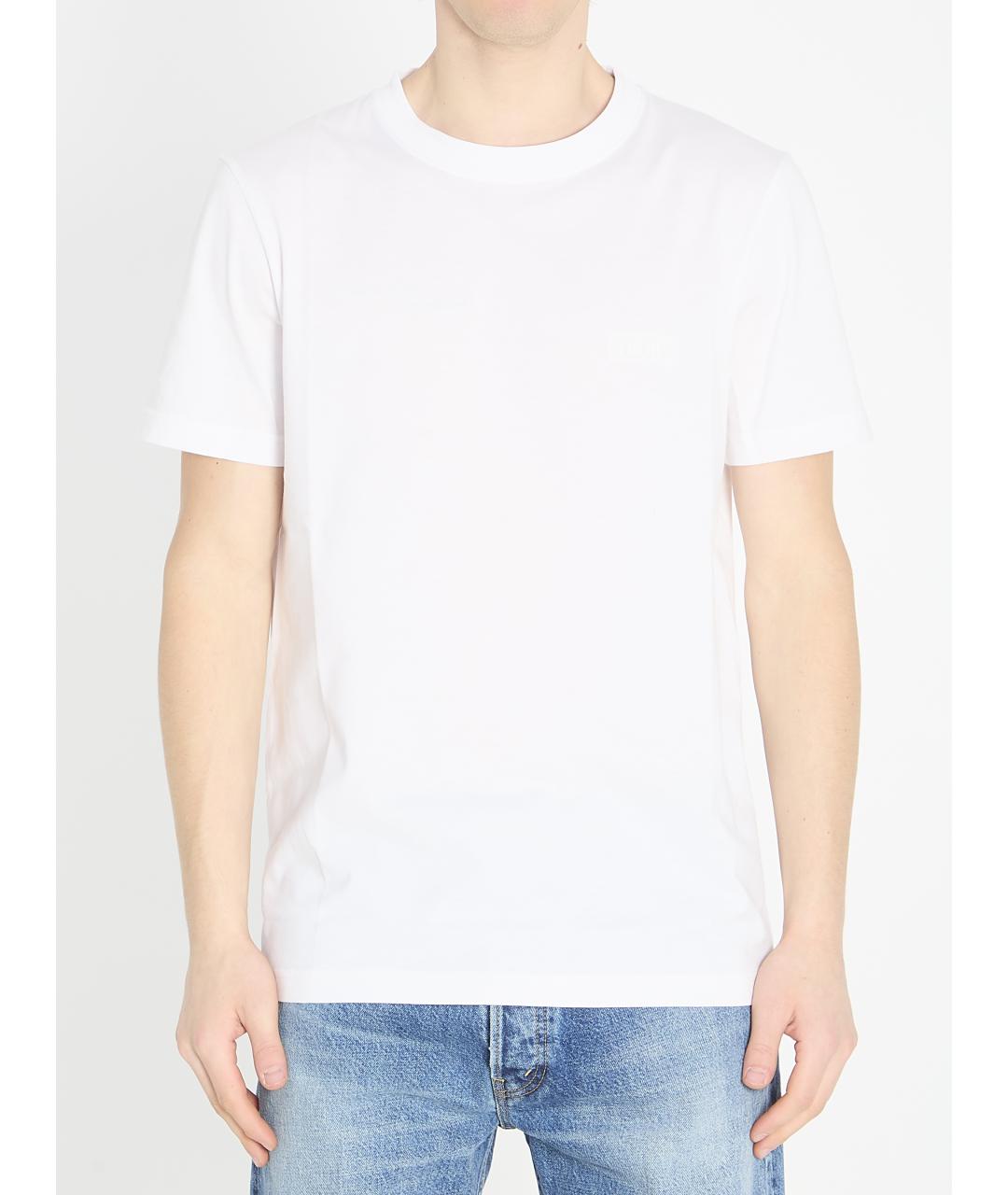 CHRISTIAN DIOR Белая хлопковая футболка, фото 5