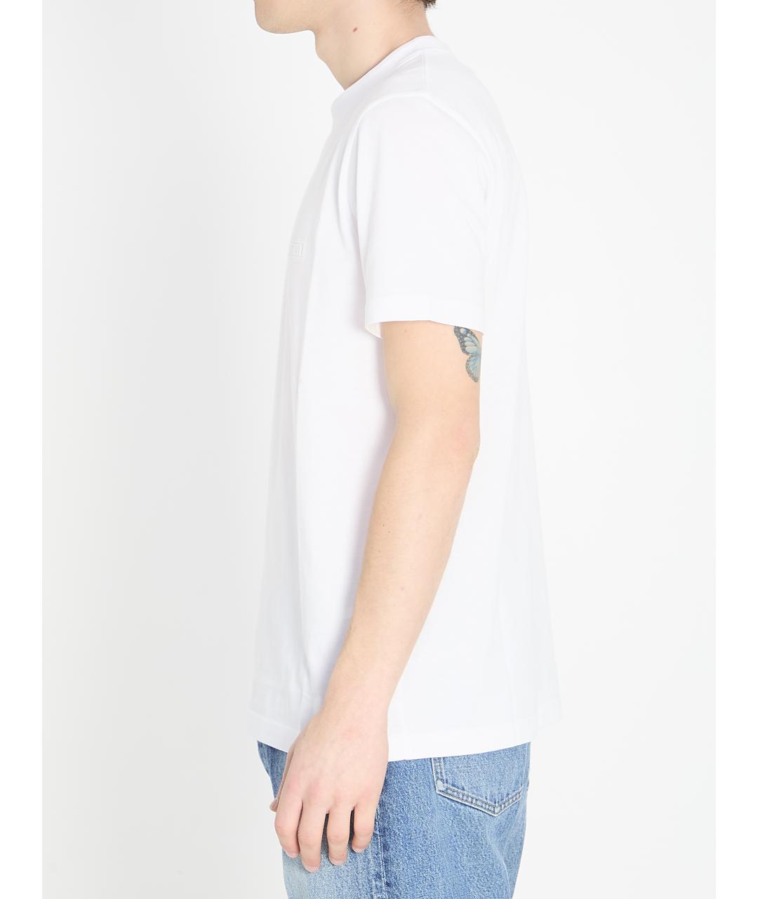 CHRISTIAN DIOR Белая хлопковая футболка, фото 3