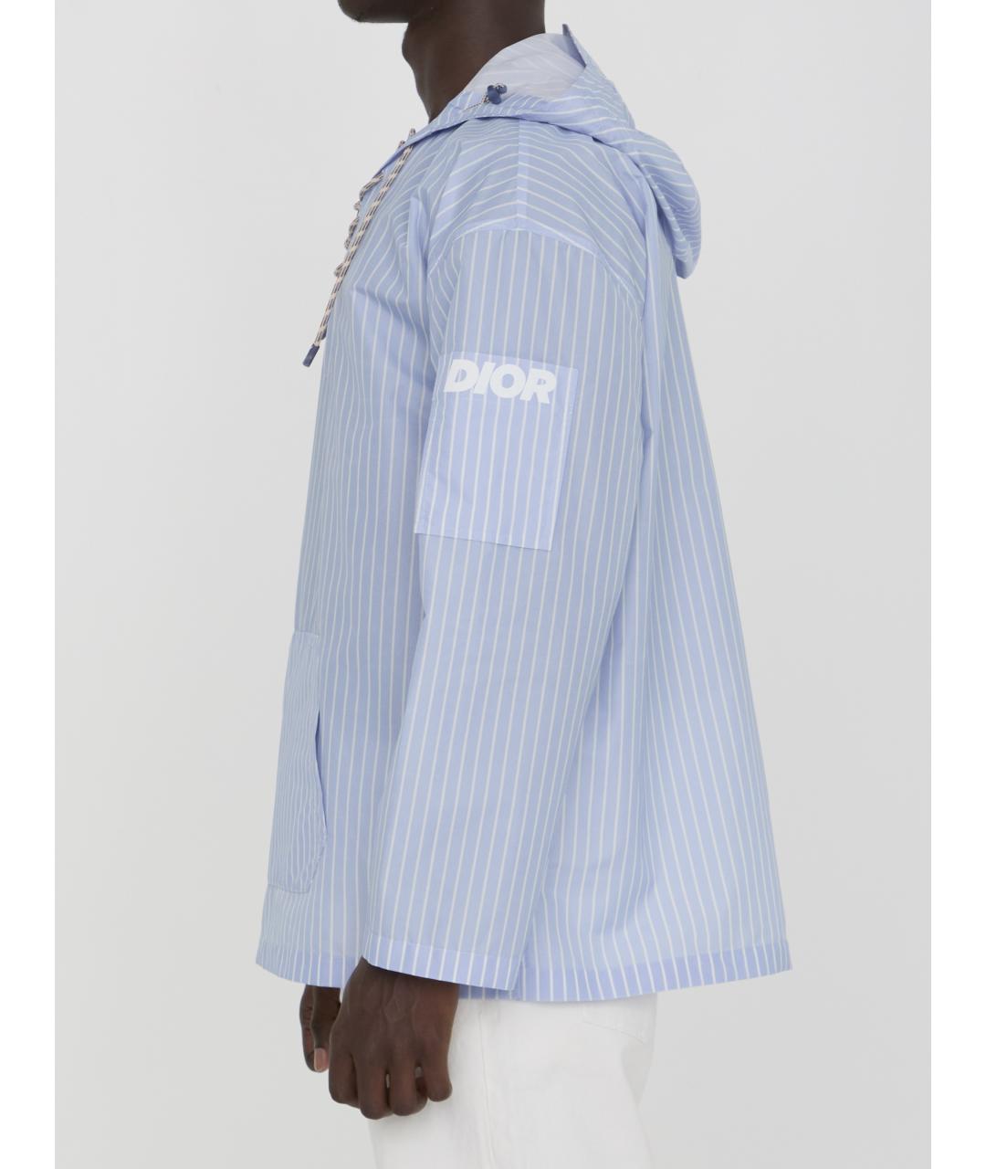 CHRISTIAN DIOR Голубая кэжуал рубашка, фото 3
