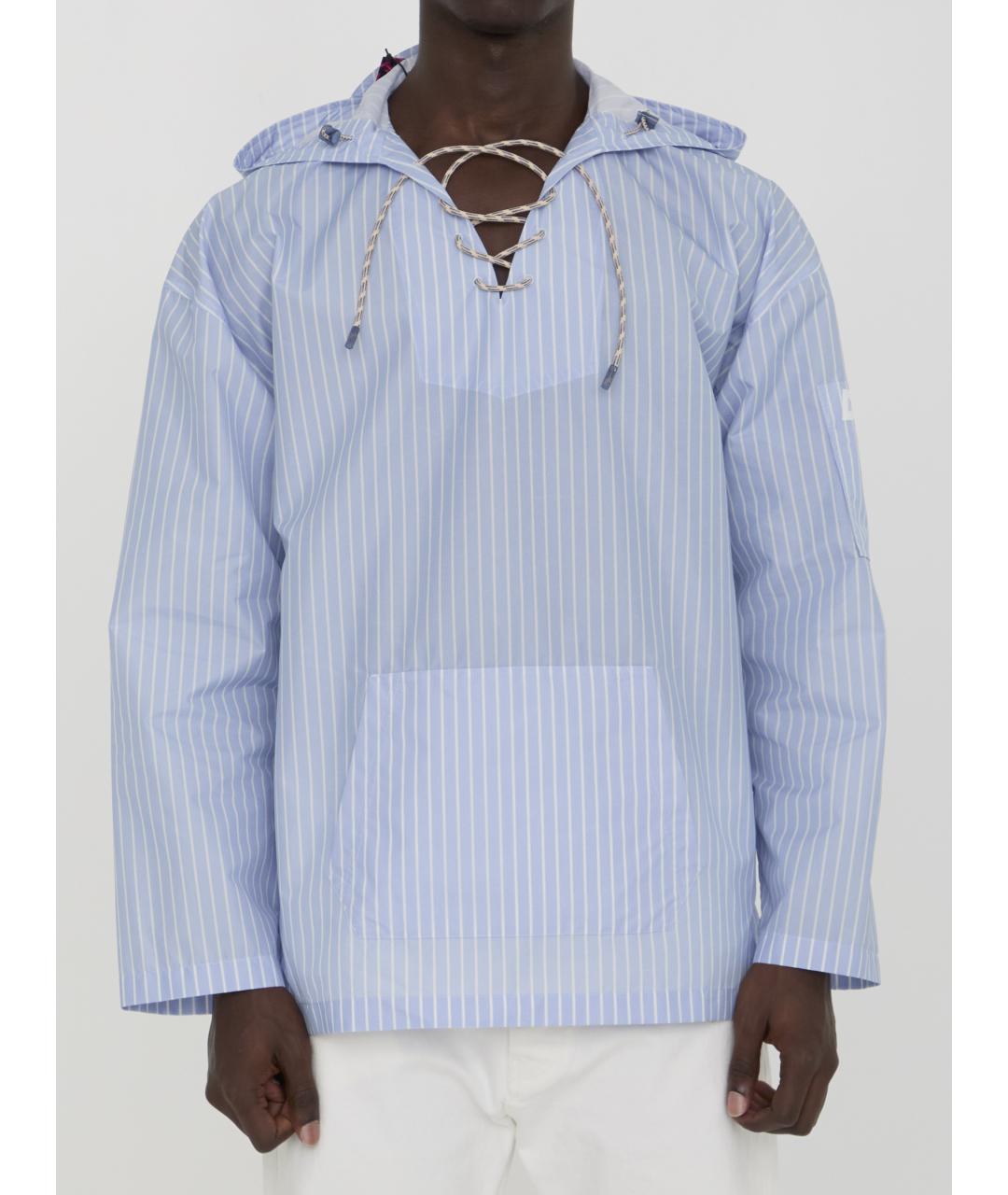 CHRISTIAN DIOR Голубая кэжуал рубашка, фото 5