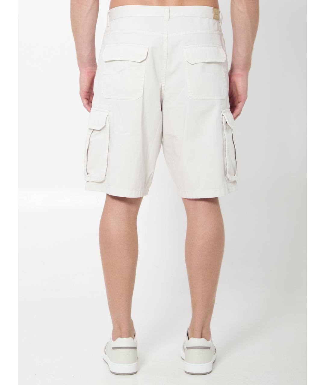 CHRISTIAN DIOR Белые хлопковые шорты, фото 4