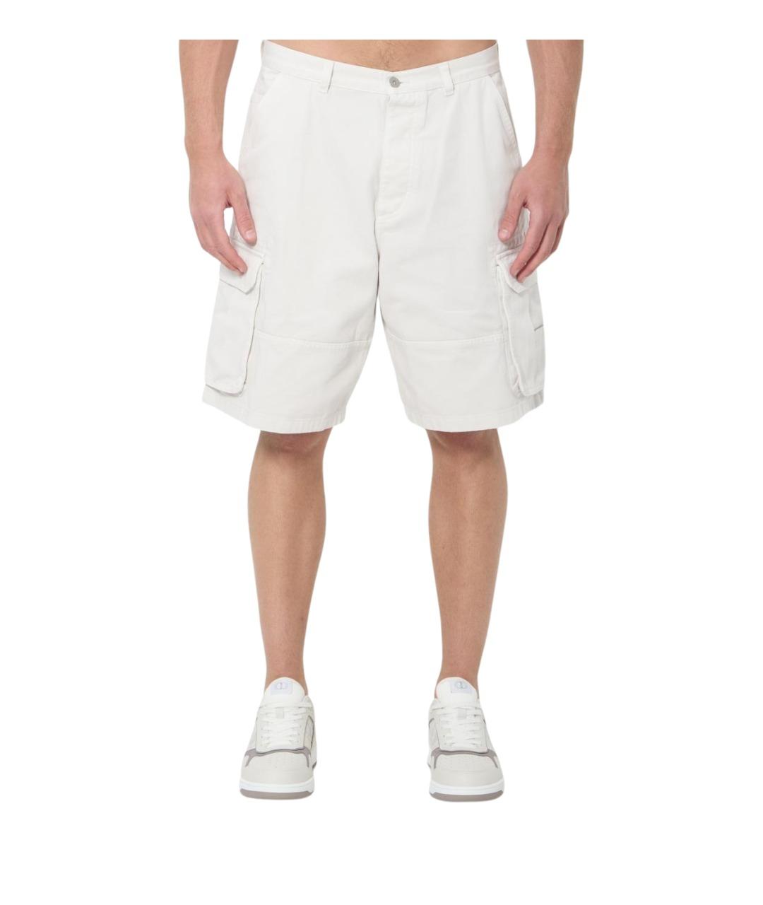 CHRISTIAN DIOR Белые хлопковые шорты, фото 1