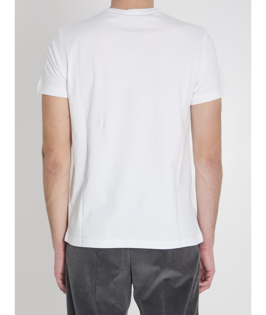 CHRISTIAN DIOR Белая хлопковая футболка, фото 4