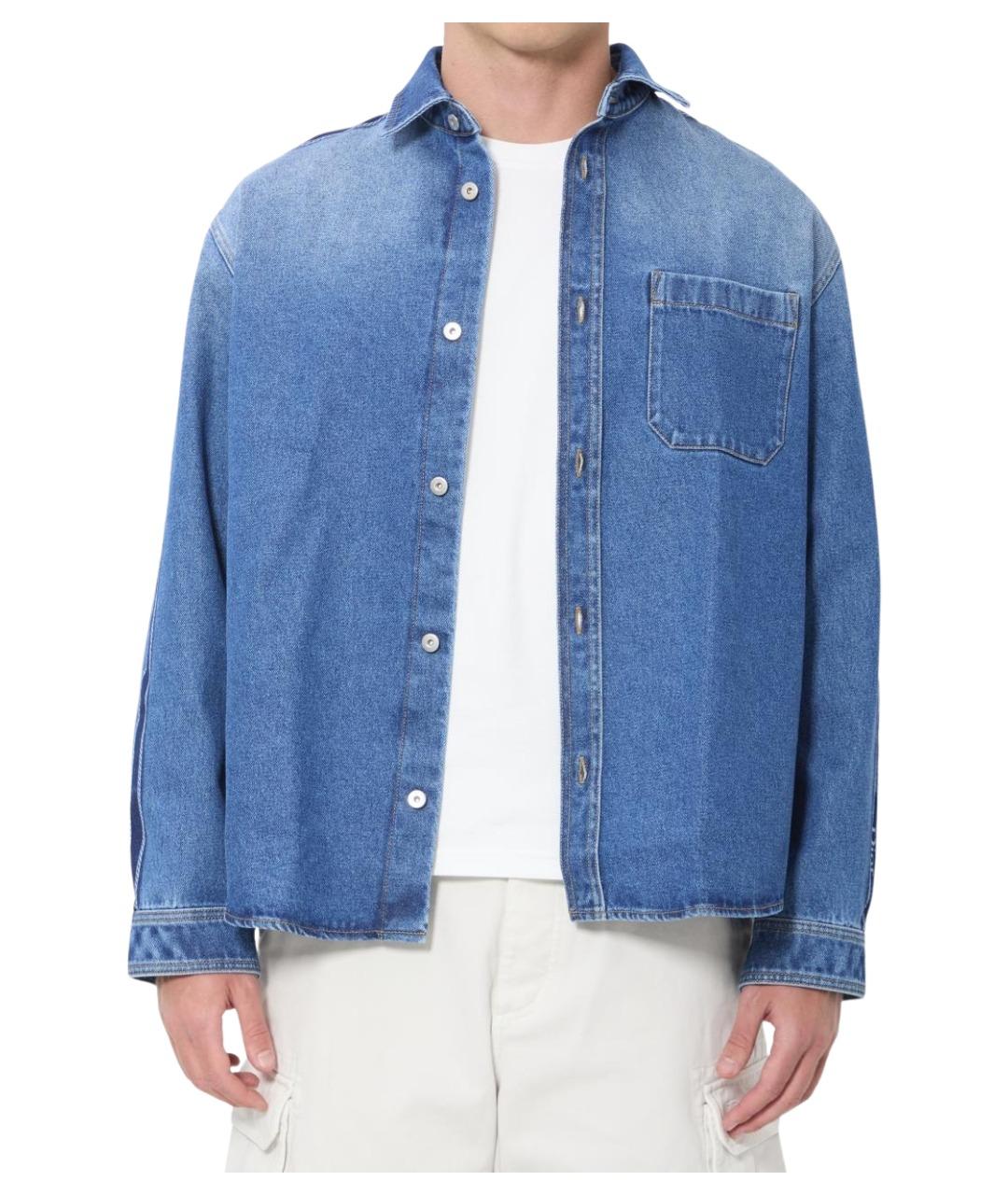 CHRISTIAN DIOR Синяя хлопковая куртка, фото 1