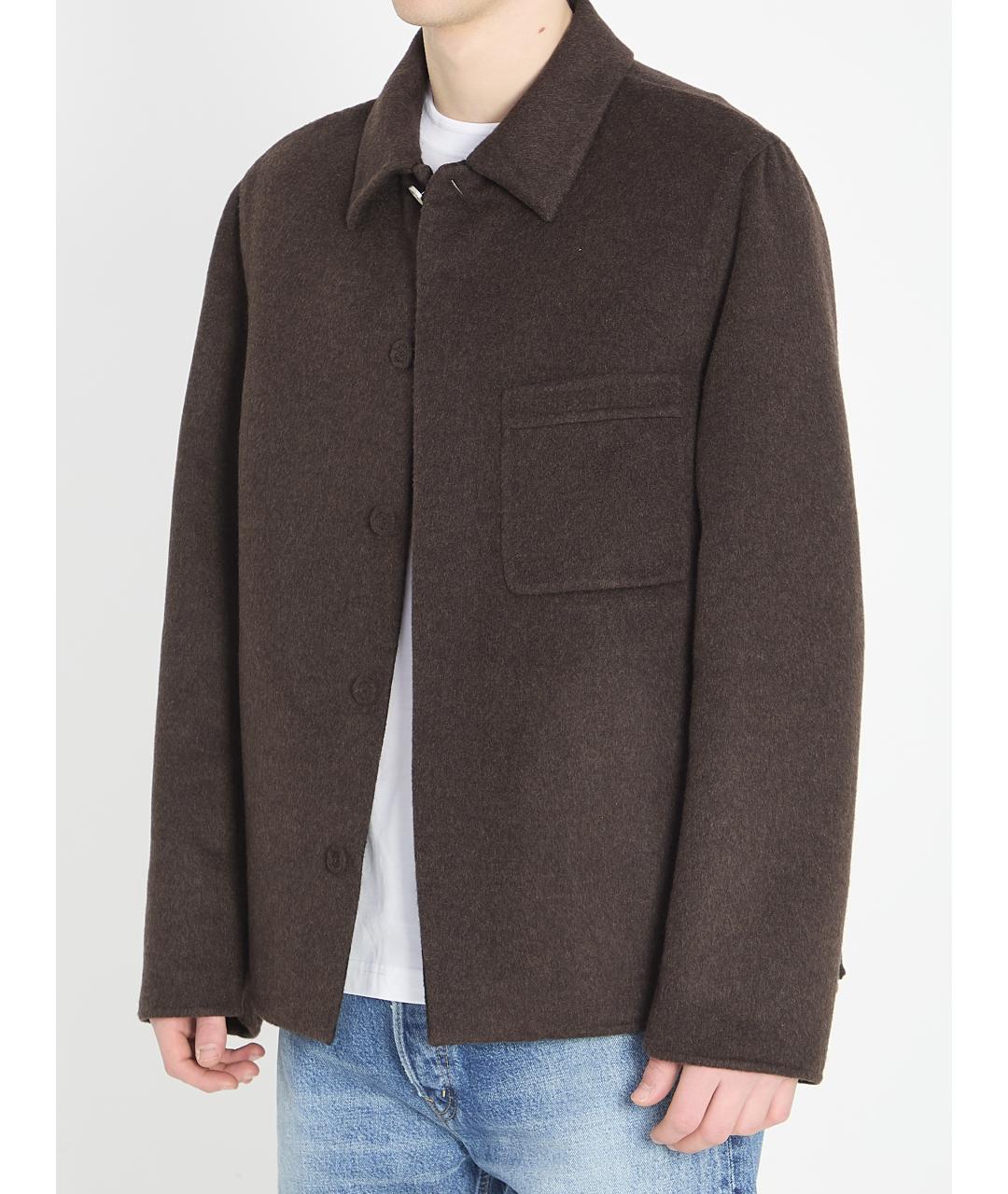 CHRISTIAN DIOR Коричневая шерстяная куртка, фото 2