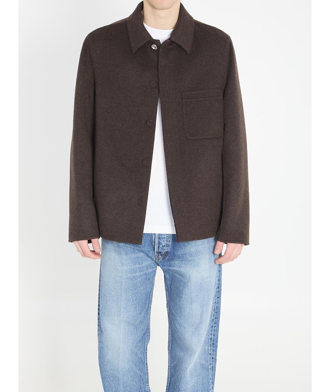 CHRISTIAN DIOR Коричневая шерстяная куртка, фото 4