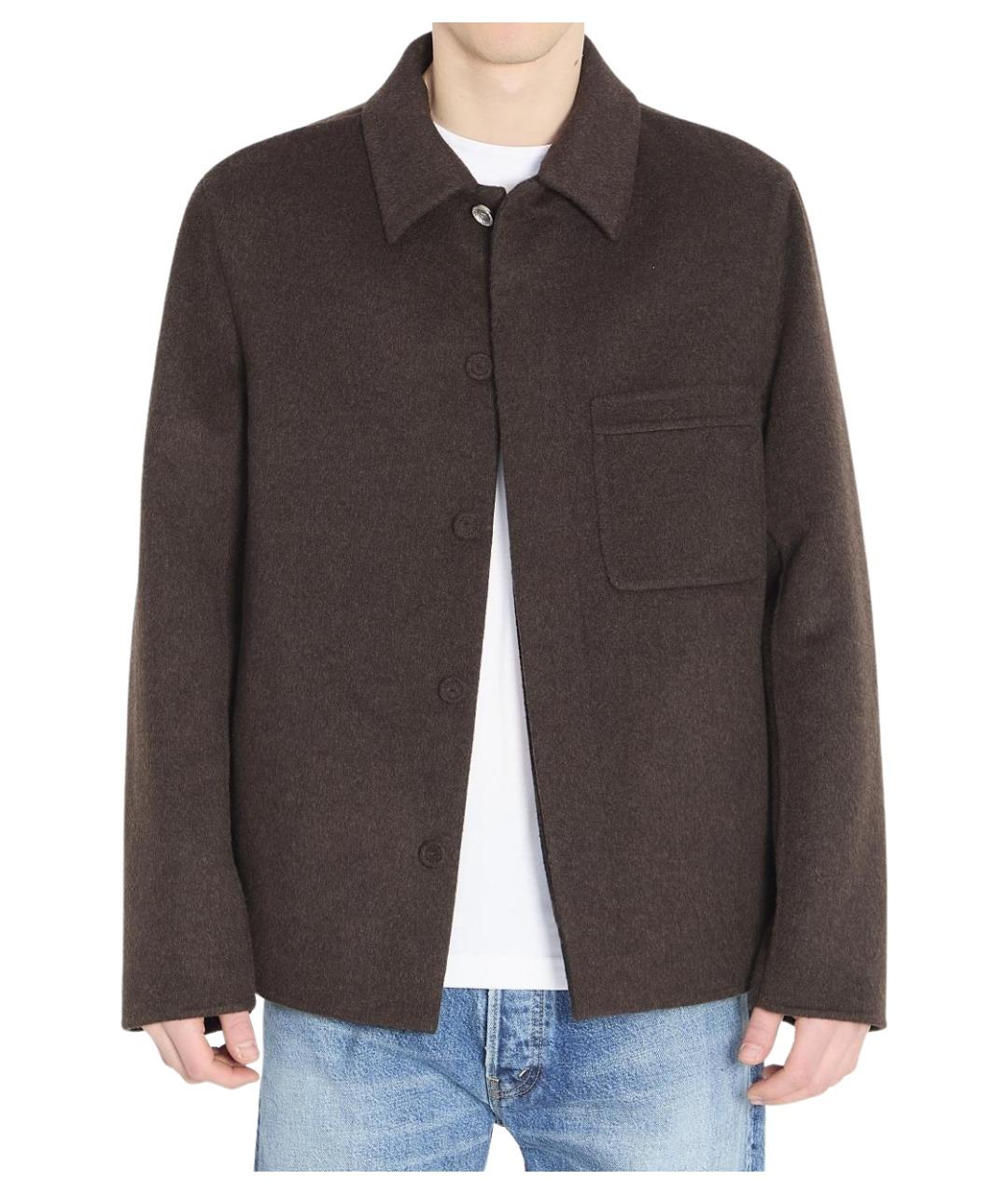 CHRISTIAN DIOR Коричневая шерстяная куртка, фото 1