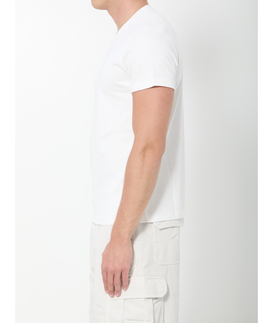 CHRISTIAN DIOR Белая хлопковая футболка, фото 3