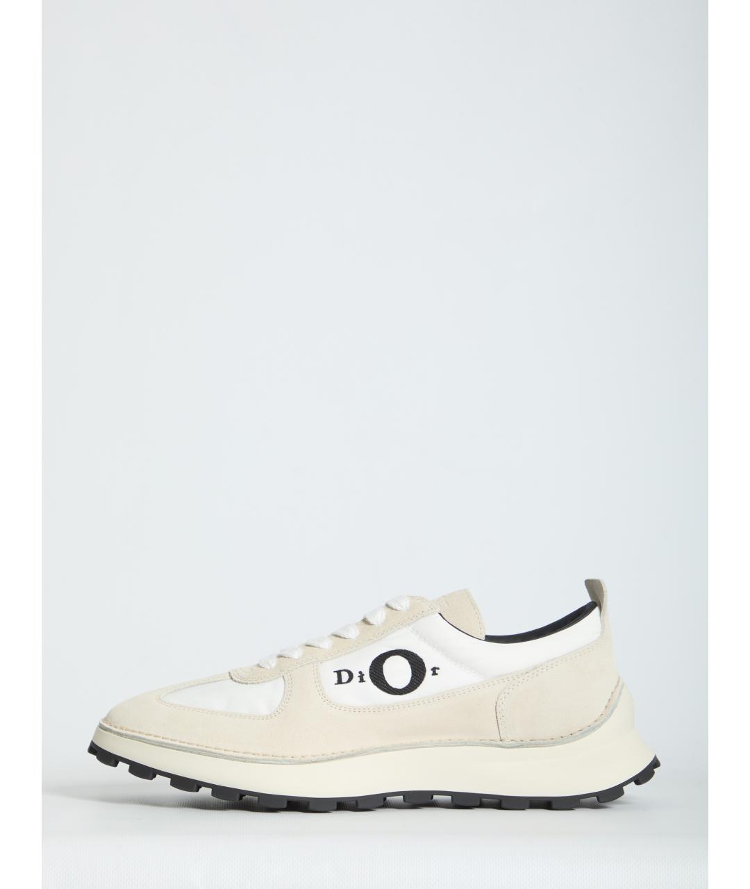 CHRISTIAN DIOR Мульти кожаные низкие кроссовки / кеды, фото 4