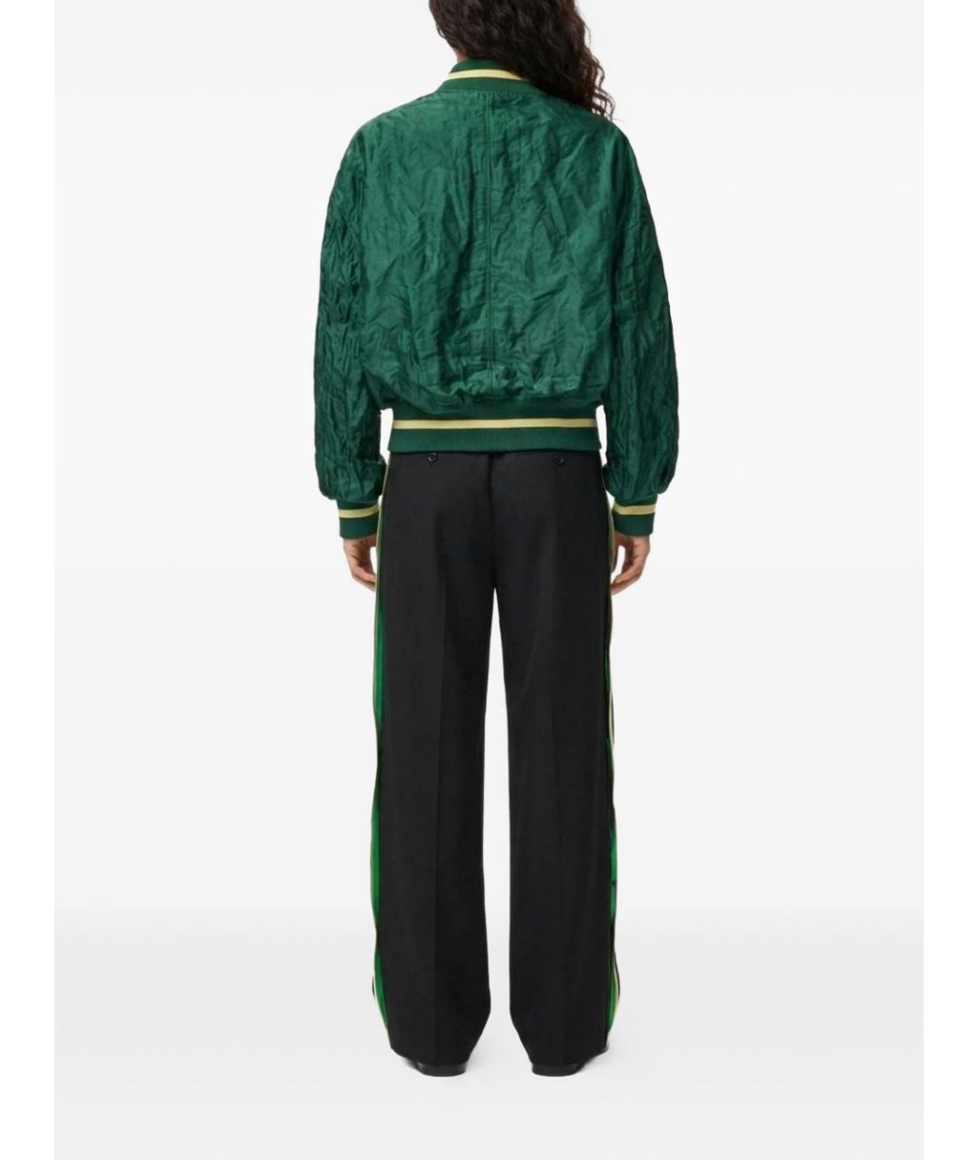 LOEWE Зеленая полиэстеровая куртка, фото 3