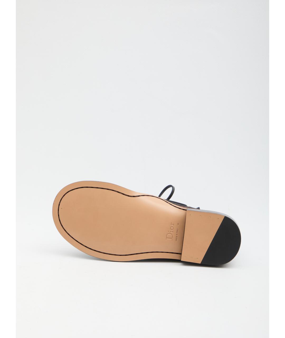 CHRISTIAN DIOR Коричневые замшевые лоферы, фото 4