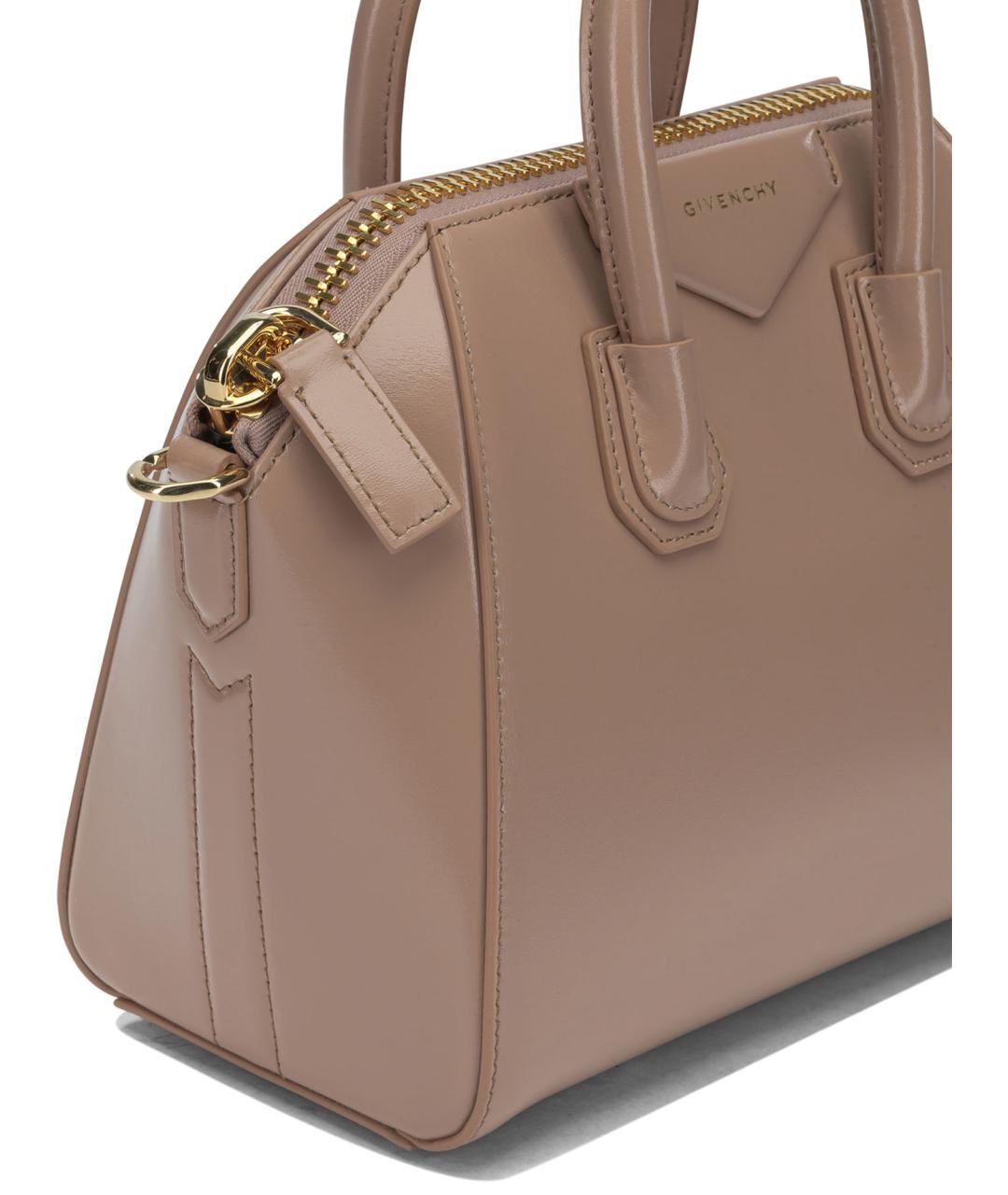 GIVENCHY Розовая кожаная сумка с короткими ручками, фото 4