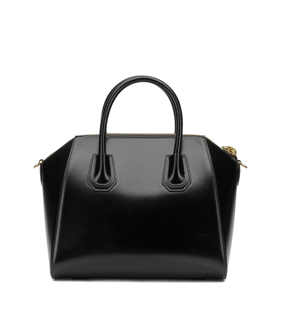 GIVENCHY Черная кожаная сумка с короткими ручками, фото 3