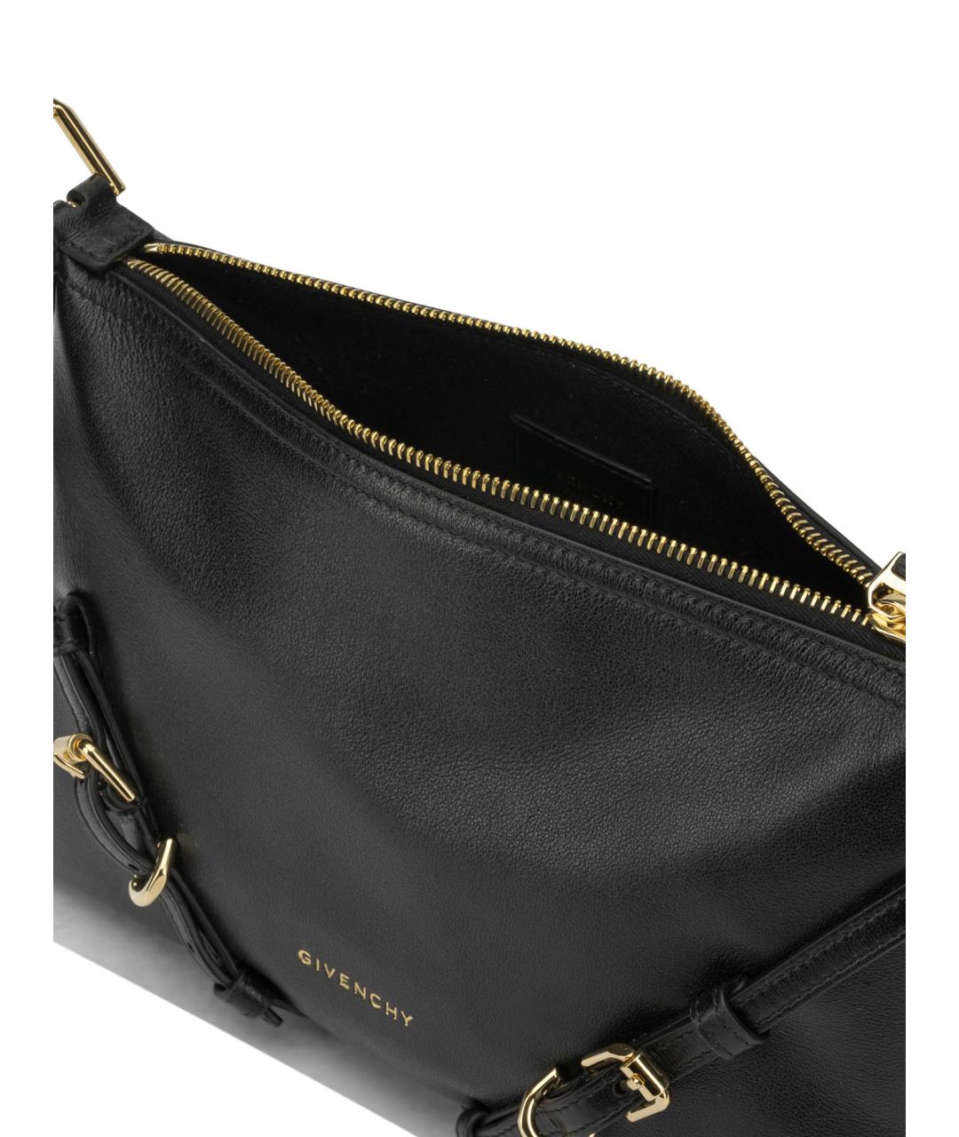 GIVENCHY Черная кожаная сумка через плечо, фото 5