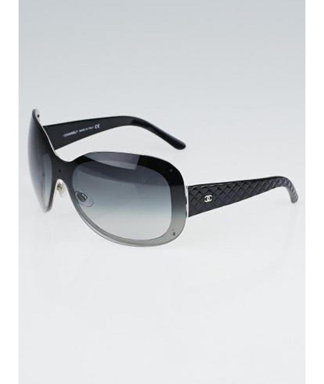 CHANEL Черные пластиковые солнцезащитные очки, фото 9
