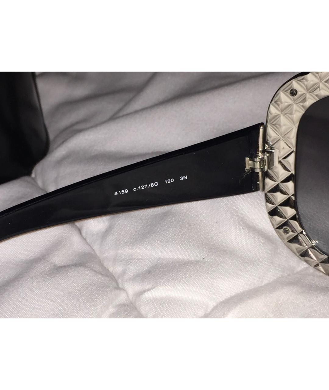 CHANEL Черные пластиковые солнцезащитные очки, фото 8