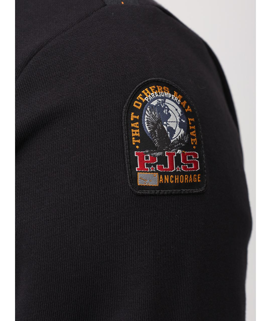 PARAJUMPERS Черный хлопковый спортивный костюм, фото 6