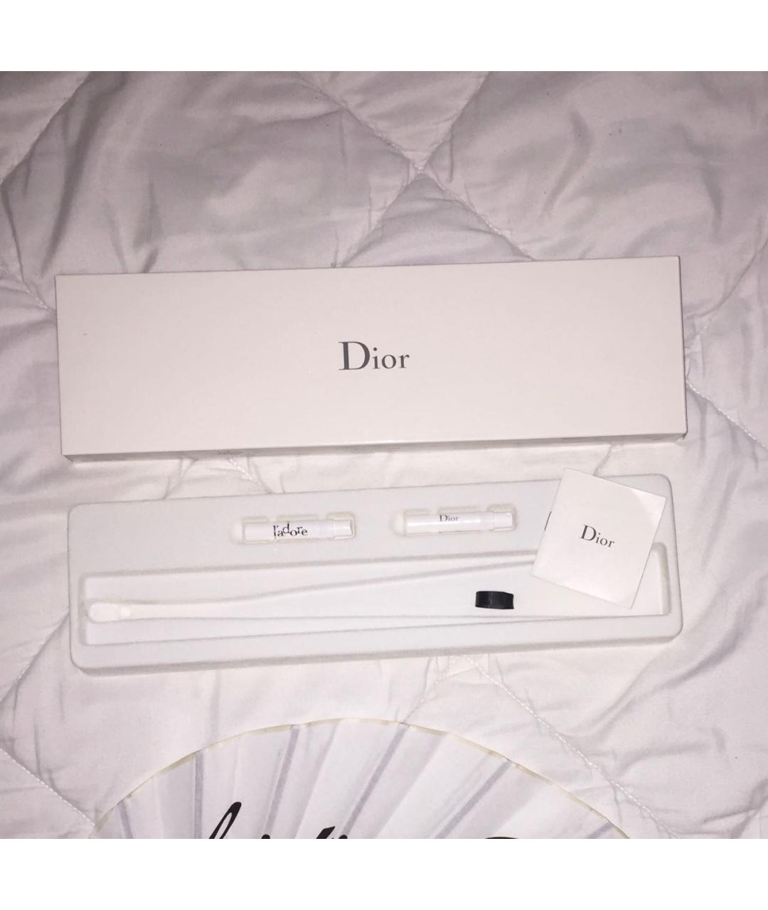 CHRISTIAN DIOR Белая сумка с короткими ручками, фото 2