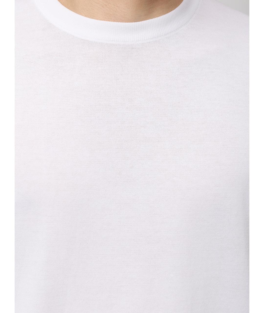 SVEVO Белая хлопковая футболка, фото 5