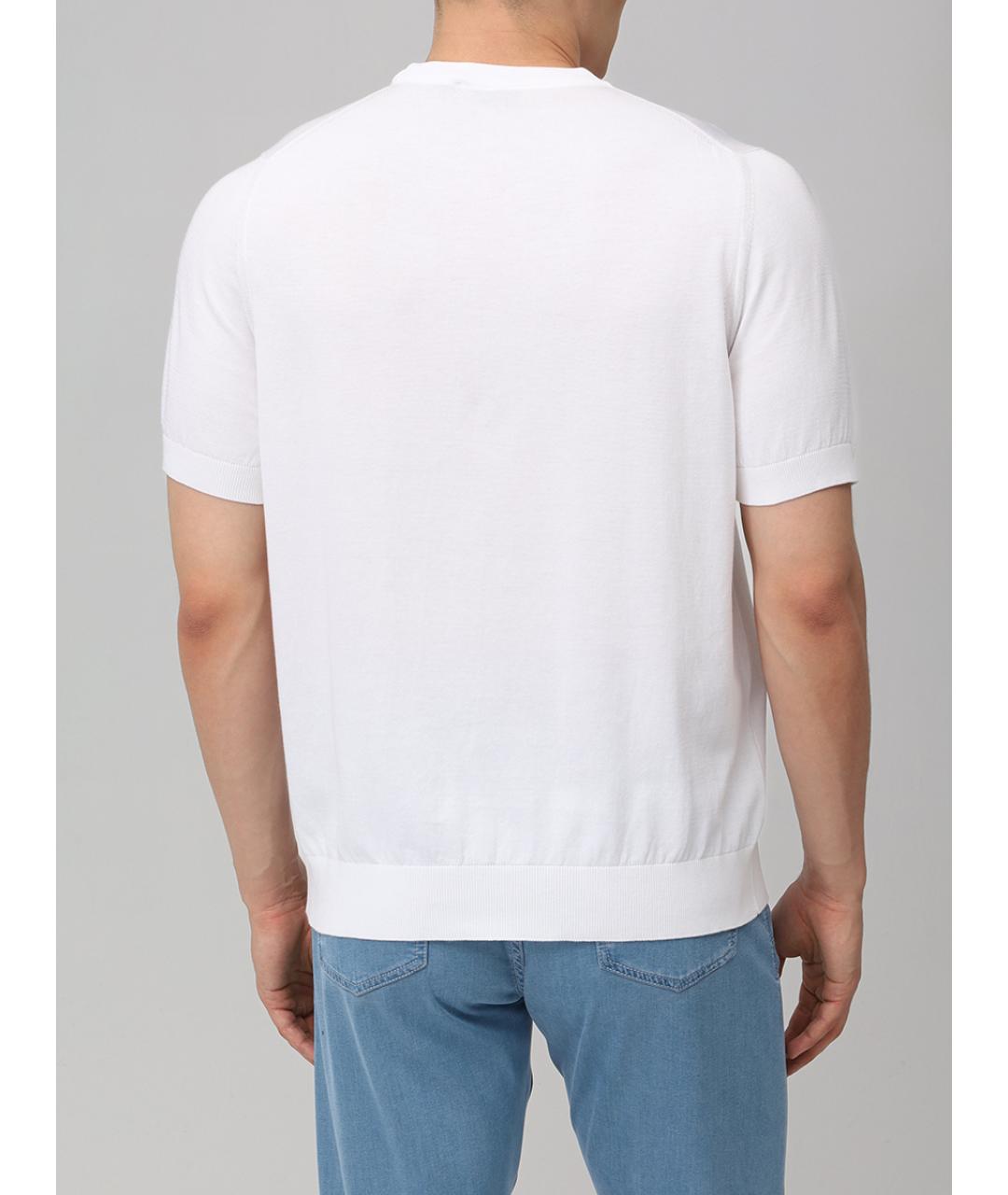 SVEVO Белая хлопковая футболка, фото 3