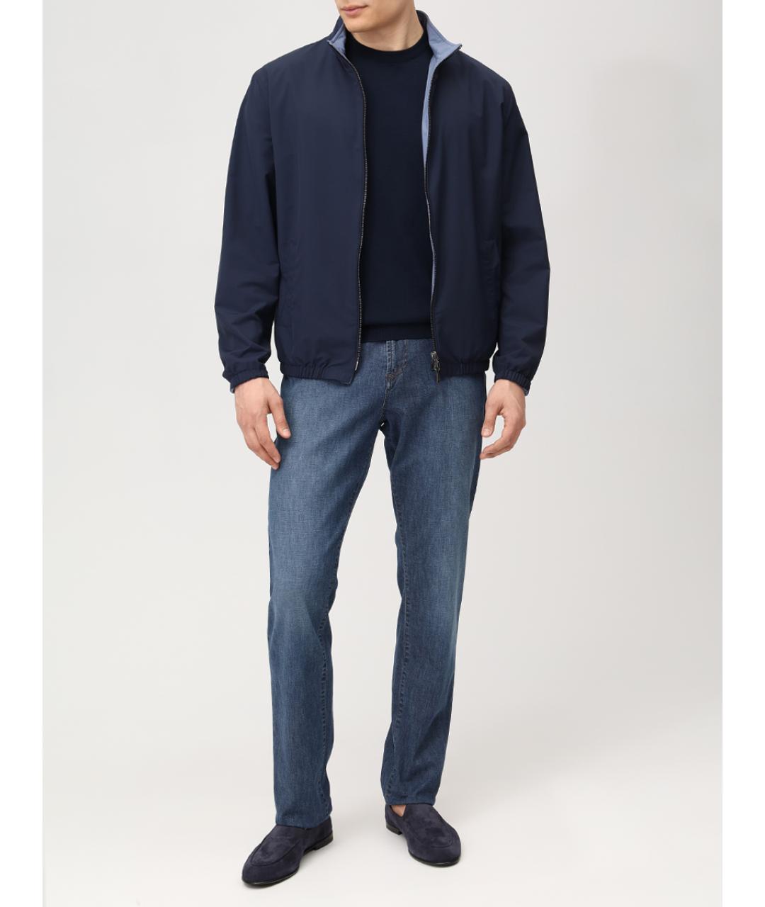 SVEVO Синяя хлопковая футболка, фото 2