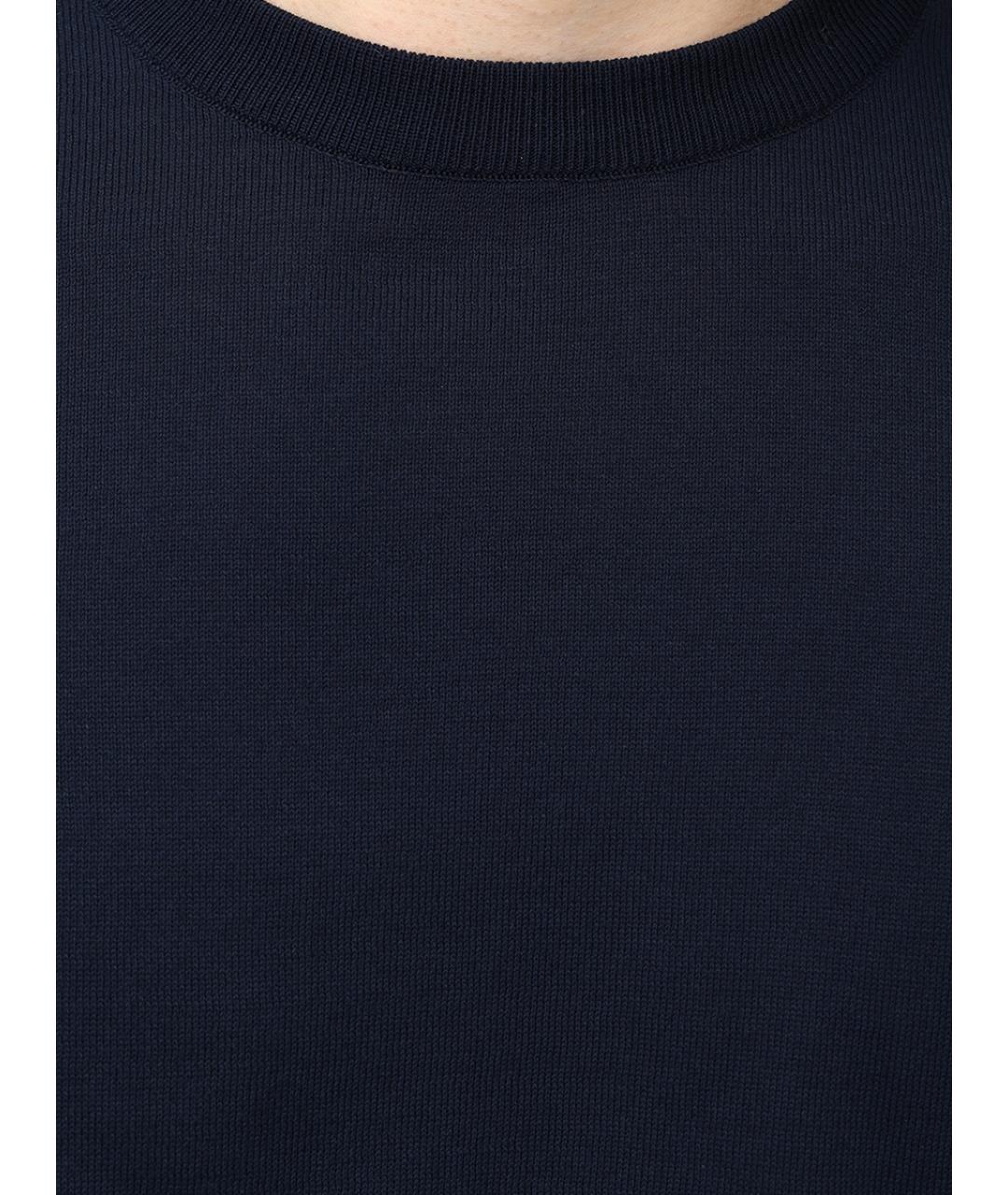 SVEVO Синяя хлопковая футболка, фото 5